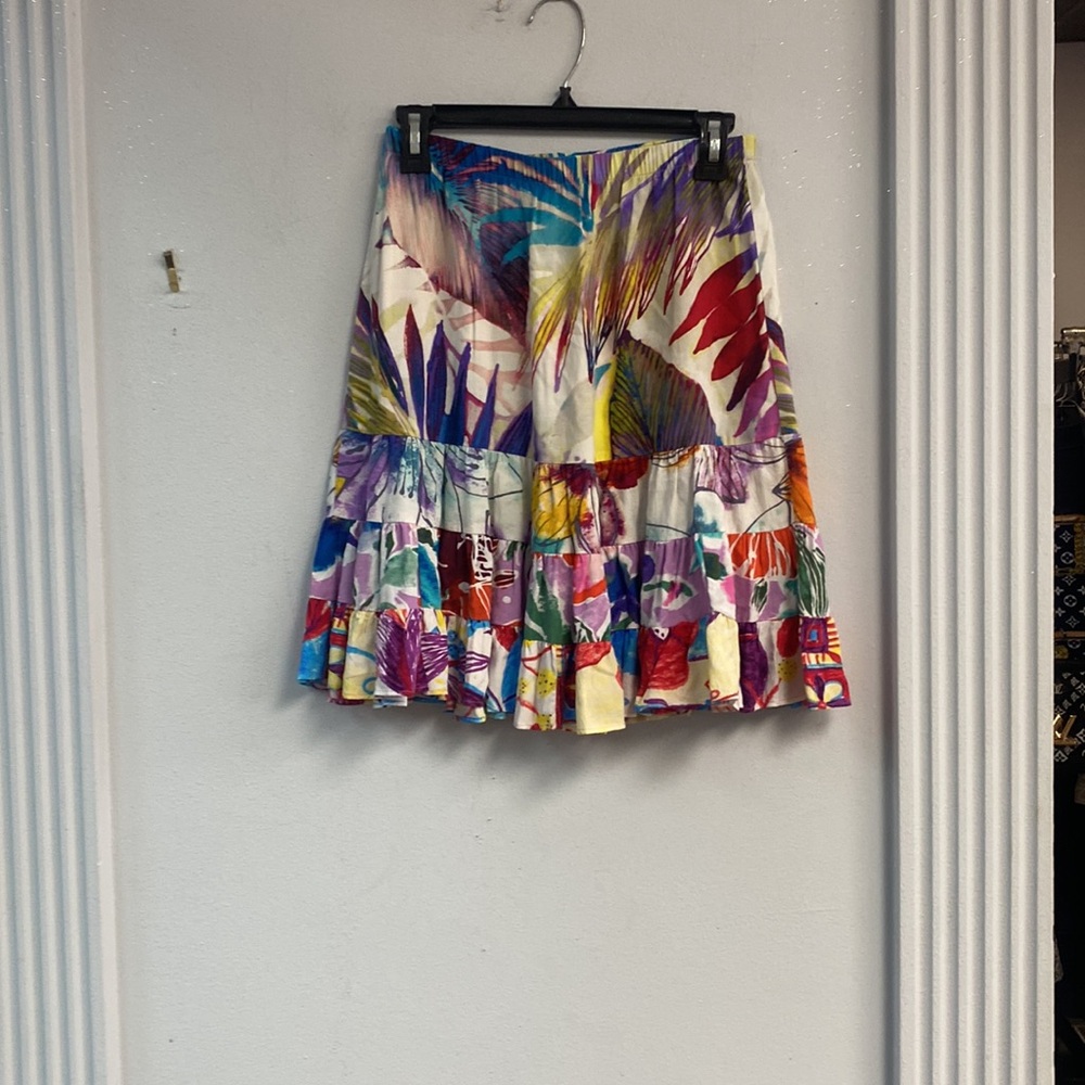 Jams World Vintage Hawaii Tiered Mini Skirt